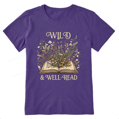 Pagewings Wild And Well-Read 15331 Bookish Unisex Classic T-shirt