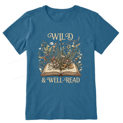 Pagewings Wild And Well-Read 15331 Bookish Unisex Classic T-shirt