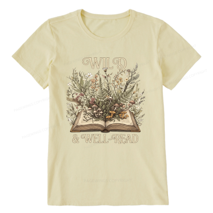 Pagewings Wild And Well-Read 15331 Bookish Unisex Classic T-shirt