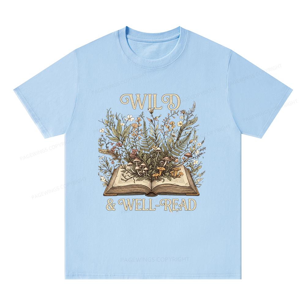 Pagewings Wild And Well-Read 15331 Bookish Unisex Classic T-shirt