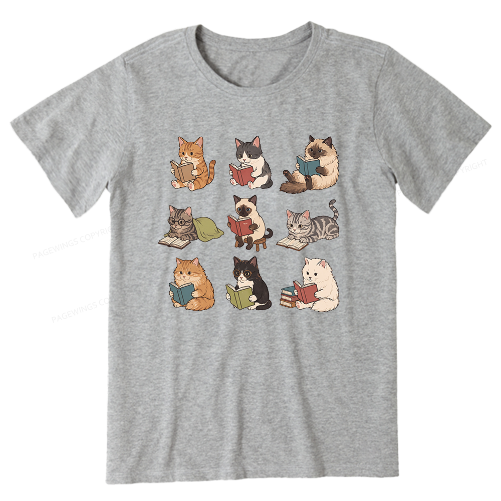 Pagewing Bookish Cat16129 Bookish Unisex Classic T-shirt