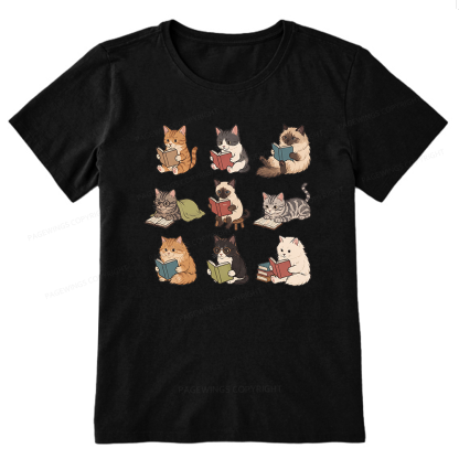 Pagewing Bookish Cat16129 Bookish Unisex Classic T-shirt