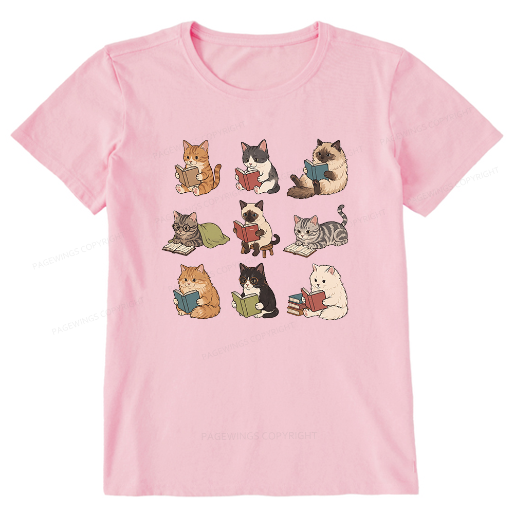 Pagewing Bookish Cat16129 Bookish Unisex Classic T-shirt
