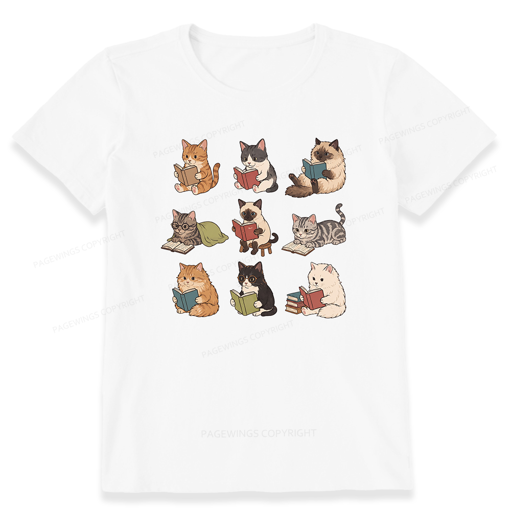 Pagewing Bookish Cat16129 Bookish Unisex Classic T-shirt
