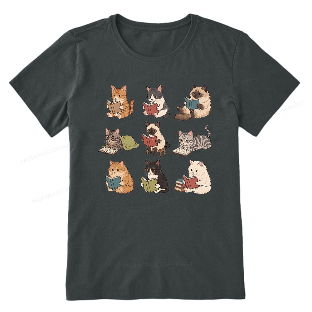 Pagewing Bookish Cat16129 Bookish Unisex Classic T-shirt