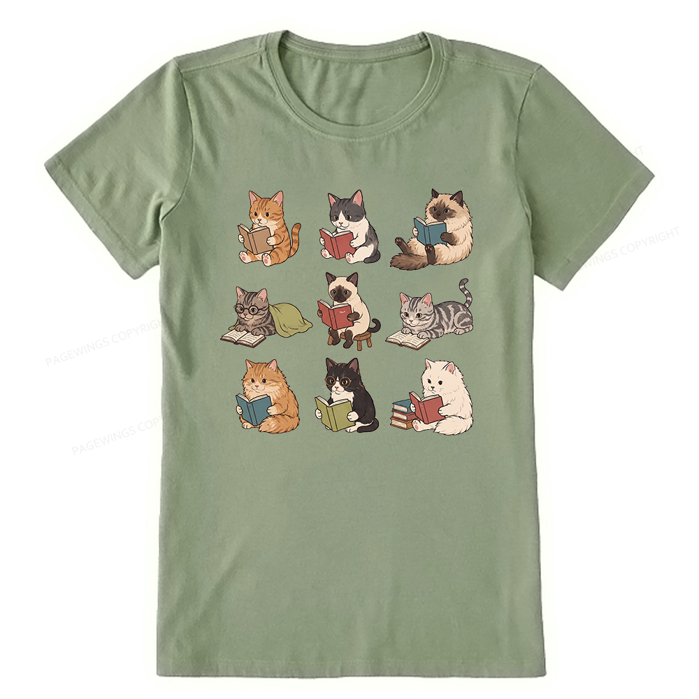Pagewing Bookish Cat16129 Bookish Unisex Classic T-shirt