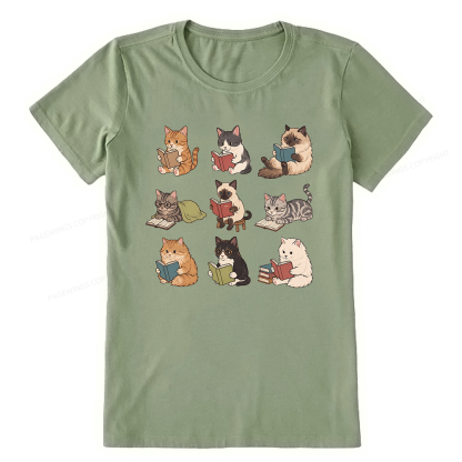 Pagewing Bookish Cat16129 Bookish Unisex Classic T-shirt