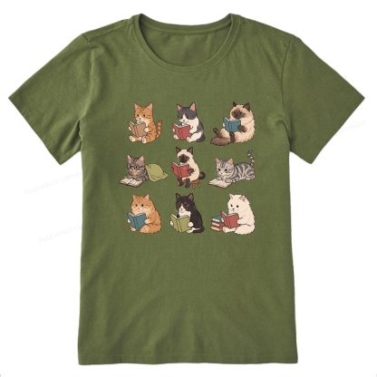 Pagewing Bookish Cat16129 Bookish Unisex Classic T-shirt