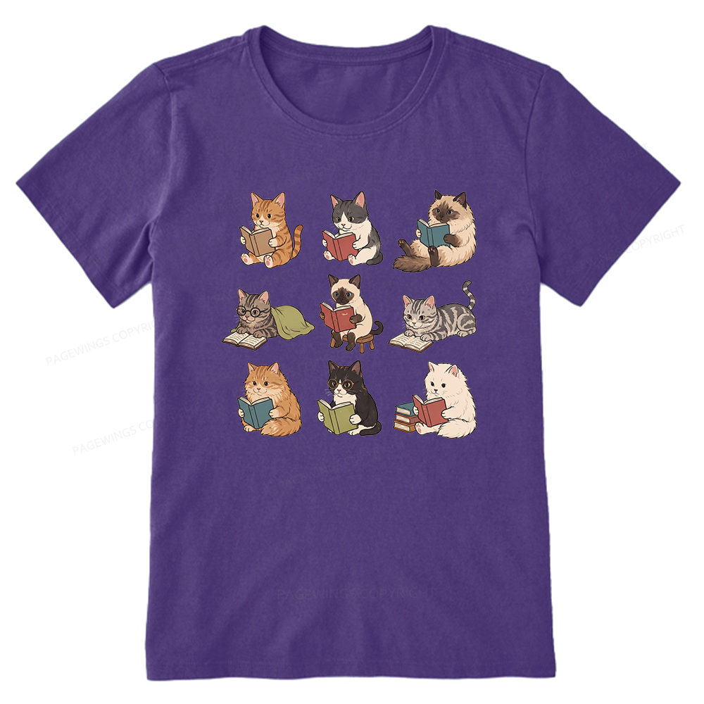Pagewing Bookish Cat16129 Bookish Unisex Classic T-shirt