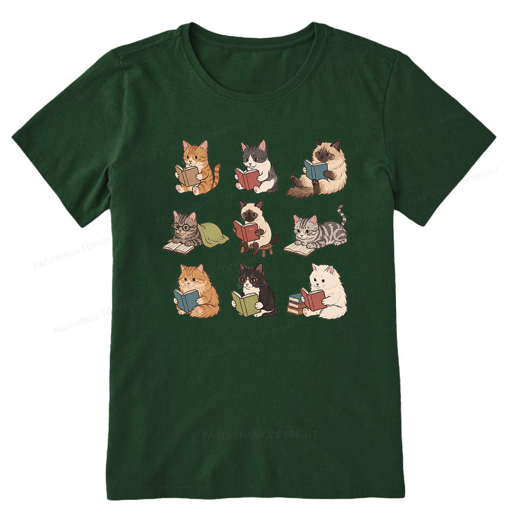 Pagewing Bookish Cat16129 Bookish Unisex Classic T-shirt
