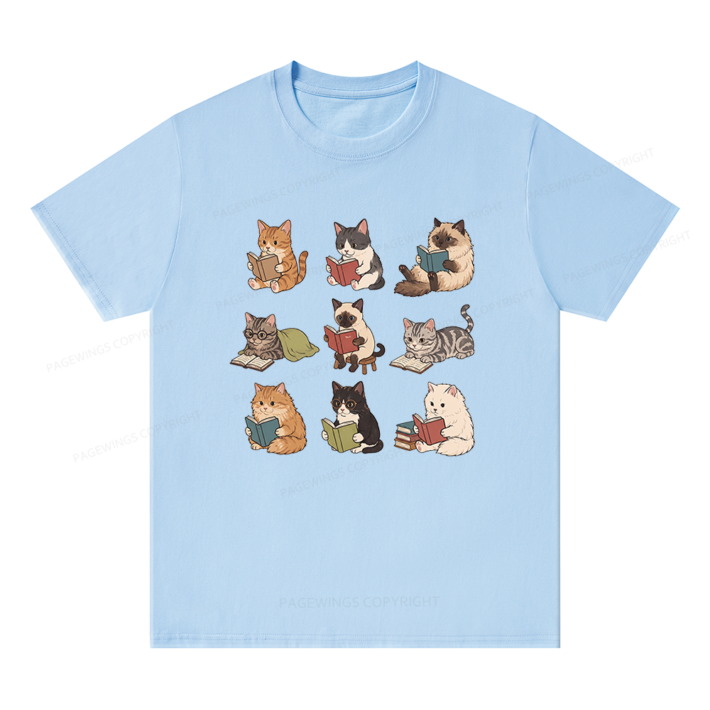 Pagewing Bookish Cat16129 Bookish Unisex Classic T-shirt