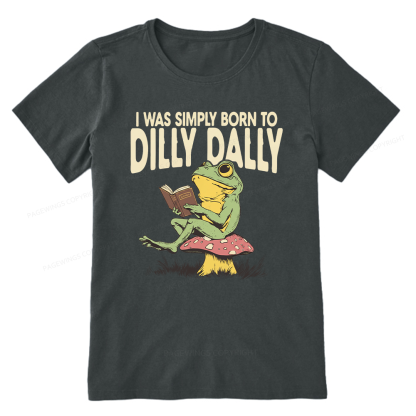 Pagewing Born to Dilly Dally16143 Bookish Unisex Classic T-shirt