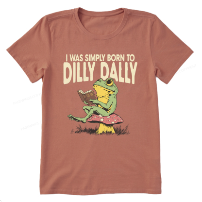 Pagewing Born to Dilly Dally16143 Bookish Unisex Classic T-shirt