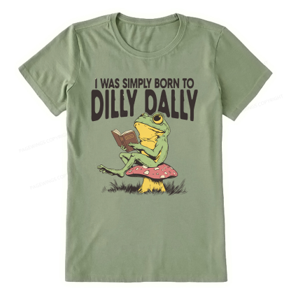 Pagewing Born to Dilly Dally16143 Bookish Unisex Classic T-shirt