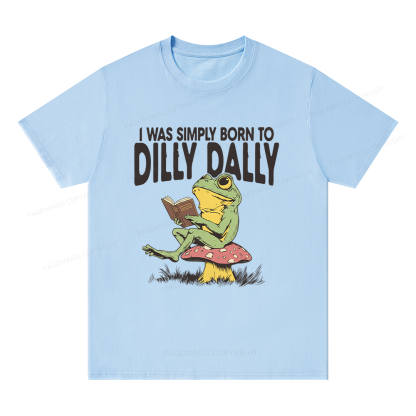 Pagewing Born to Dilly Dally16143 Bookish Unisex Classic T-shirt