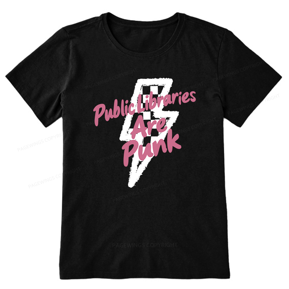 Pagewing Public Libraries Are Punk16135 Bookish Unisex Classic T-shirt