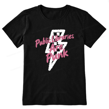 Pagewing Public Libraries Are Punk16135 Bookish Unisex Classic T-shirt