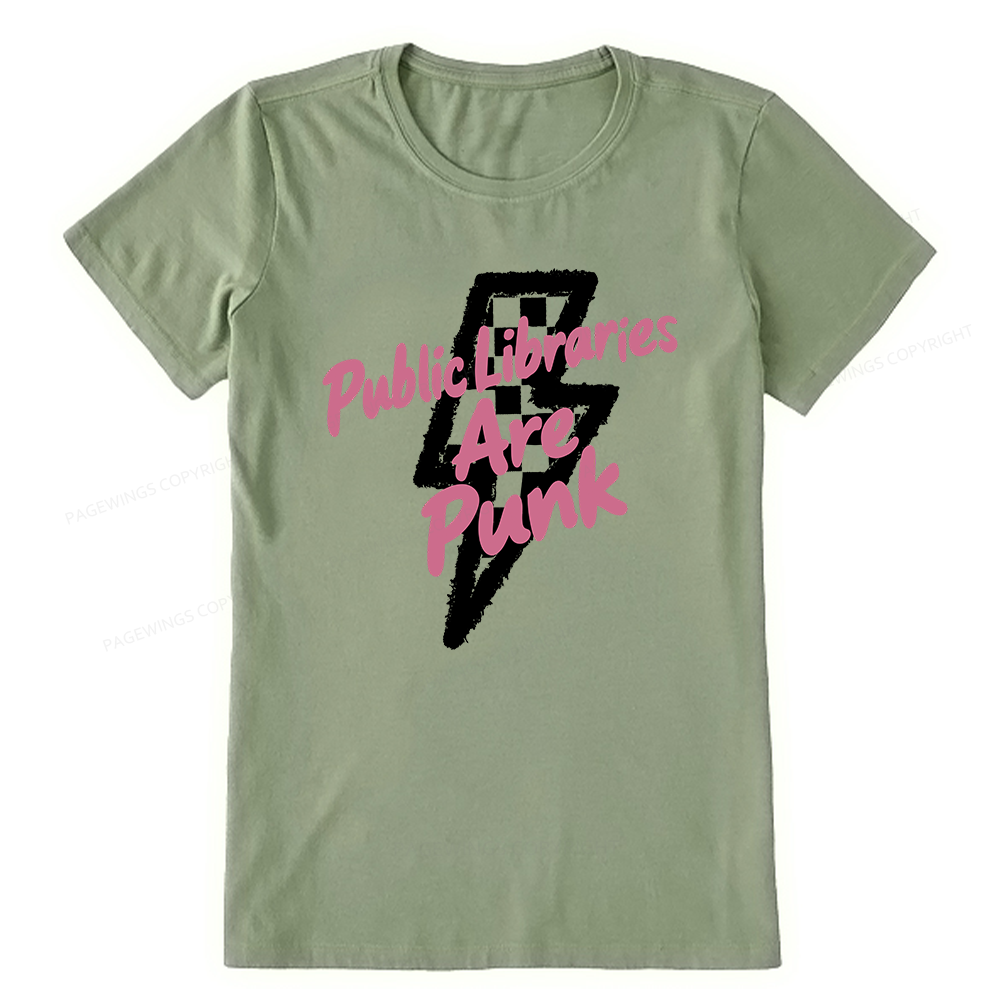 Pagewing Public Libraries Are Punk16135 Bookish Unisex Classic T-shirt