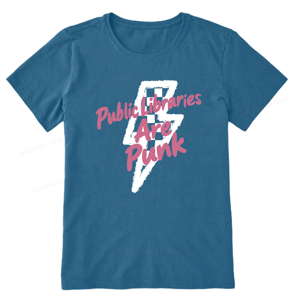 Pagewing Public Libraries Are Punk16135 Bookish Unisex Classic T-shirt