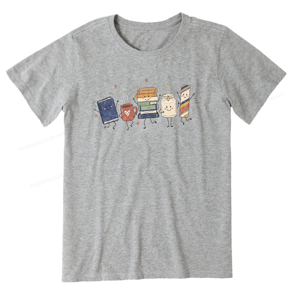 Pagewing Reading Doodle16113 Bookish Unisex Classic T-shirt