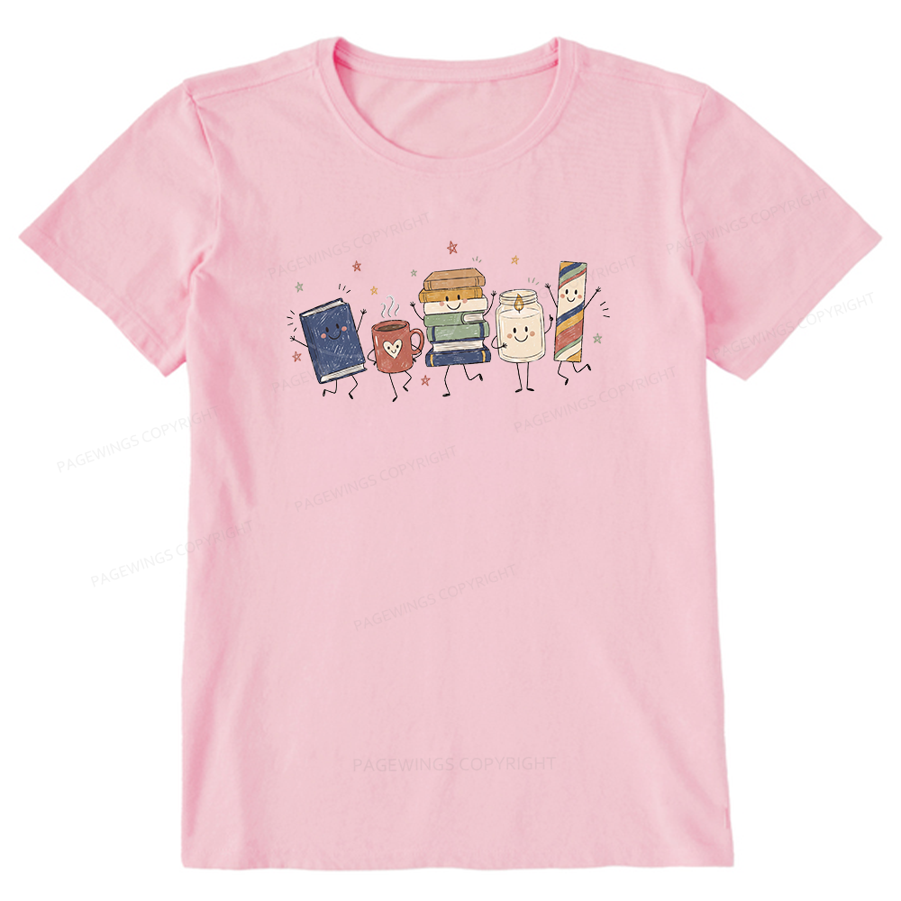 Pagewing Reading Doodle16113 Bookish Unisex Classic T-shirt