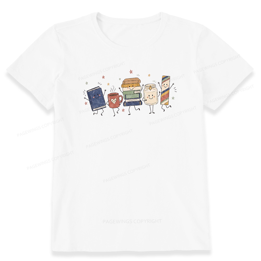 Pagewing Reading Doodle16113 Bookish Unisex Classic T-shirt