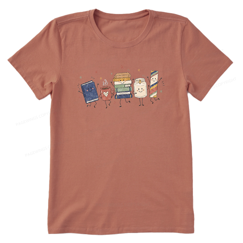 Pagewing Reading Doodle16113 Bookish Unisex Classic T-shirt