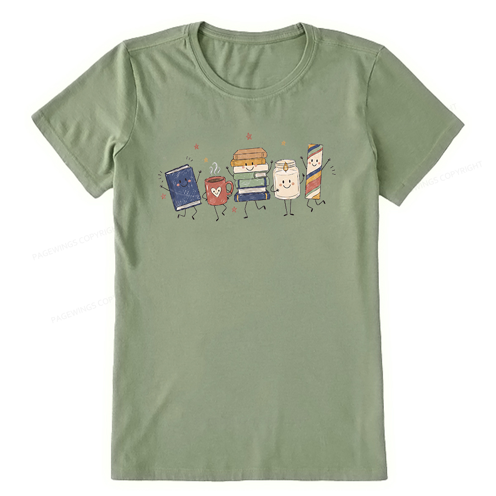 Pagewing Reading Doodle16113 Bookish Unisex Classic T-shirt