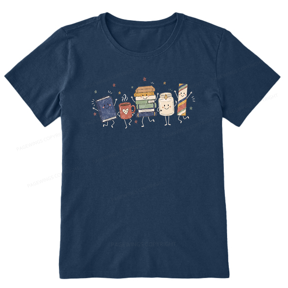 Pagewing Reading Doodle16113 Bookish Unisex Classic T-shirt