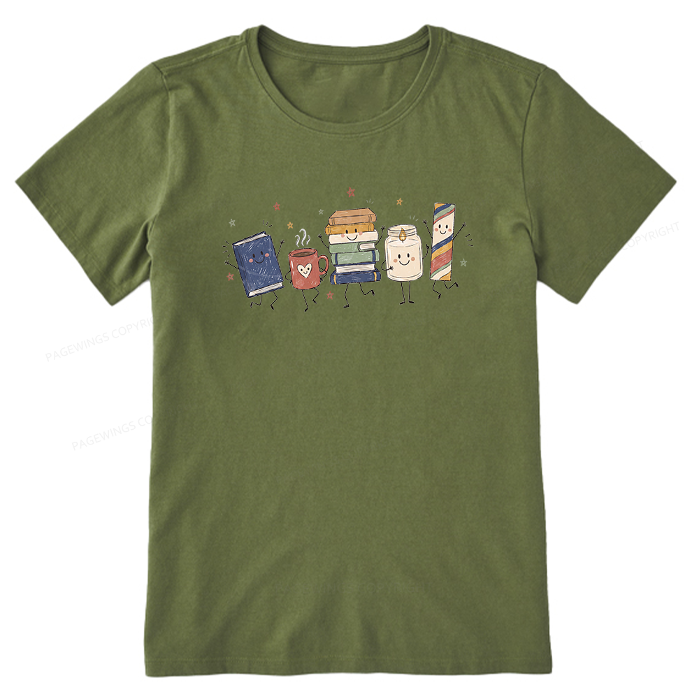 Pagewing Reading Doodle16113 Bookish Unisex Classic T-shirt
