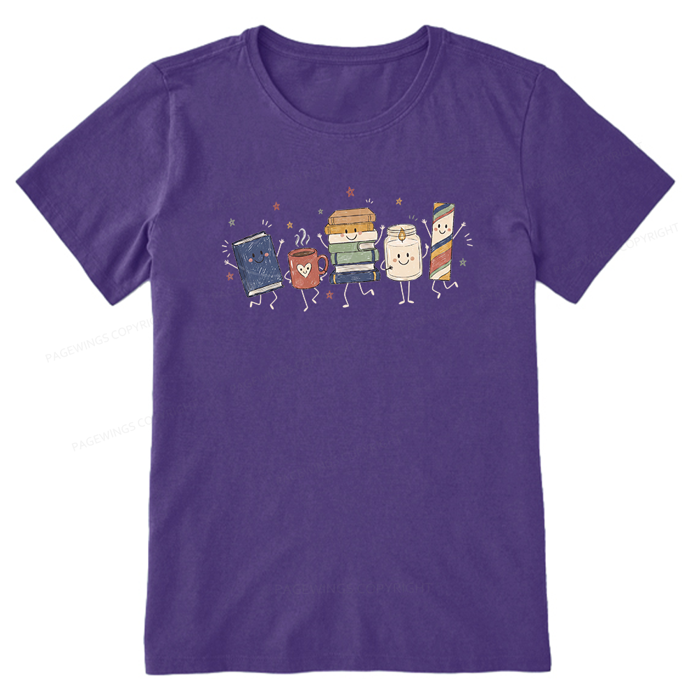 Pagewing Reading Doodle16113 Bookish Unisex Classic T-shirt