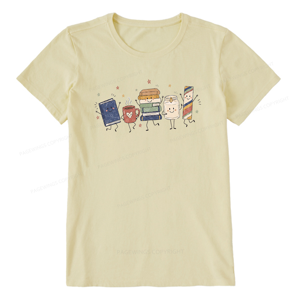 Pagewing Reading Doodle16113 Bookish Unisex Classic T-shirt