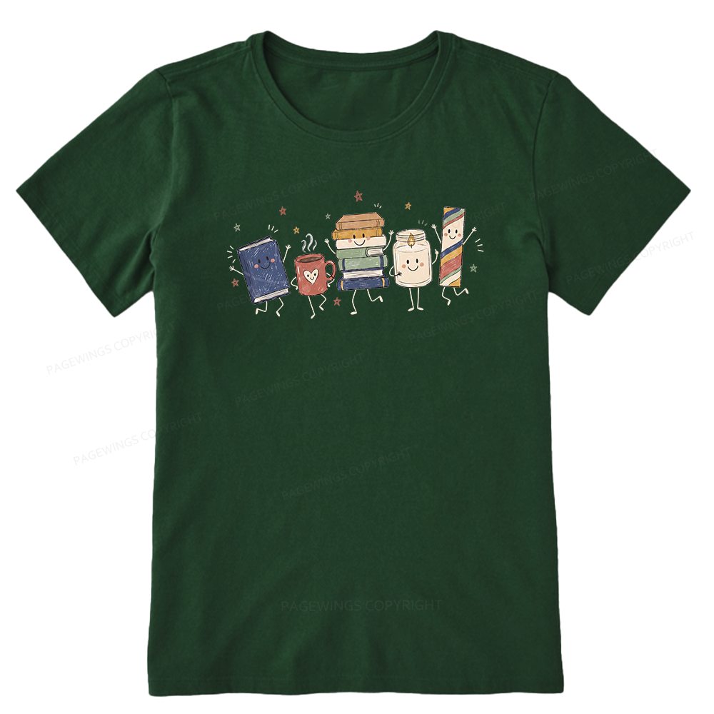 Pagewing Reading Doodle16113 Bookish Unisex Classic T-shirt