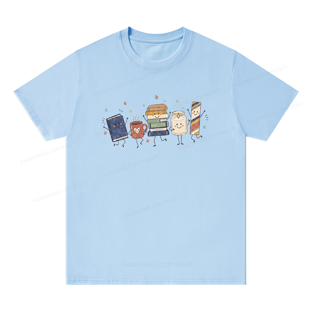 Pagewing Reading Doodle16113 Bookish Unisex Classic T-shirt