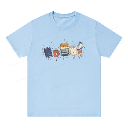 Pagewing Reading Doodle16113 Bookish Unisex Classic T-shirt