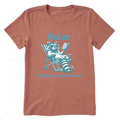 Pagewing Relax Nothing Is Under Control16120 Bookish Unisex Classic T-shirt