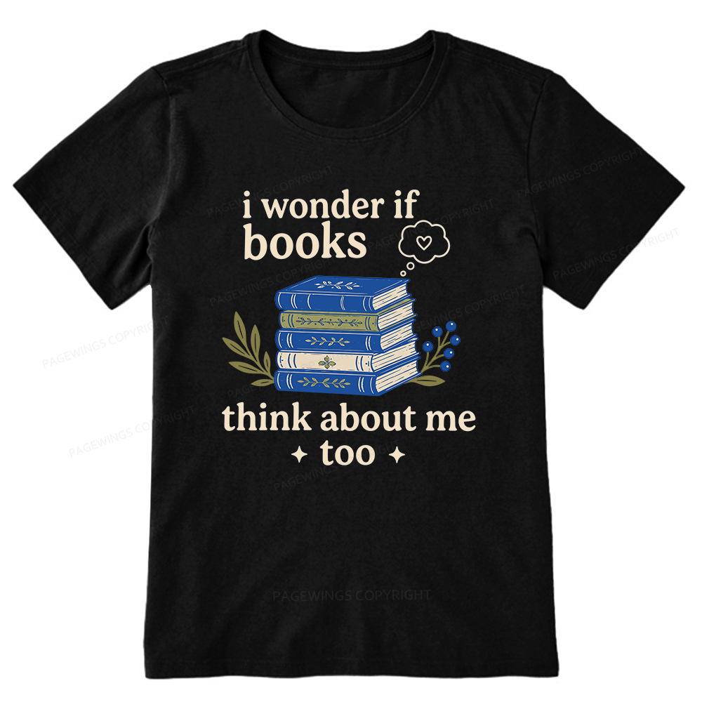 Pagewing Think About Me16128 Bookish Unisex Classic T-shirt