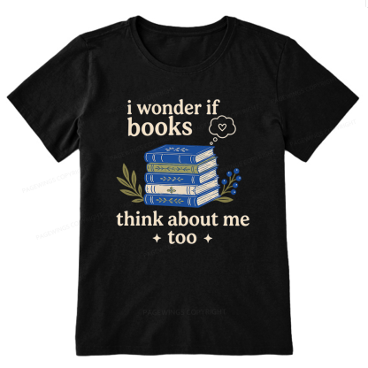 Pagewing Think About Me16128 Bookish Unisex Classic T-shirt