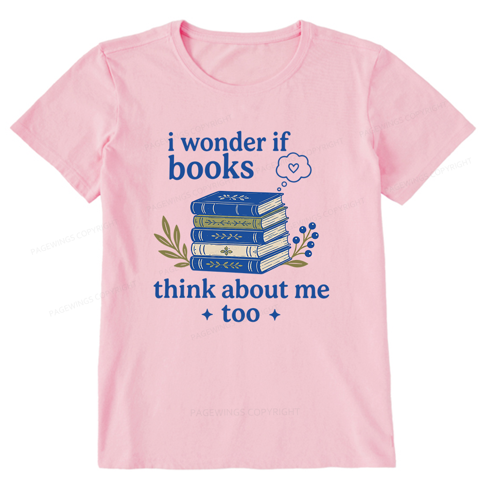 Pagewing Think About Me16128 Bookish Unisex Classic T-shirt