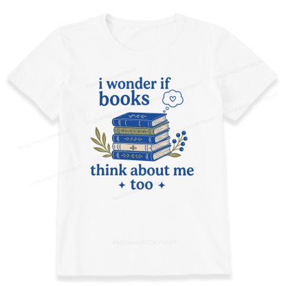 Pagewing Think About Me16128 Bookish Unisex Classic T-shirt