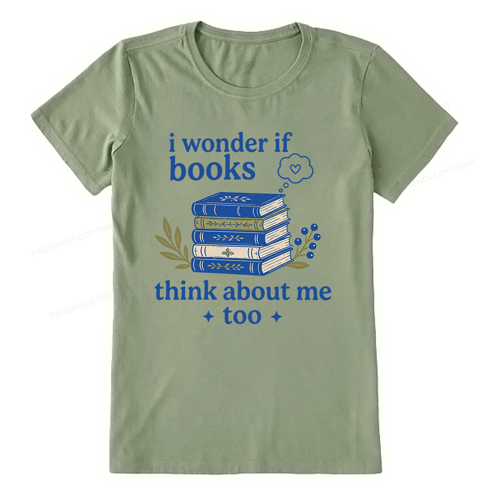Pagewing Think About Me16128 Bookish Unisex Classic T-shirt