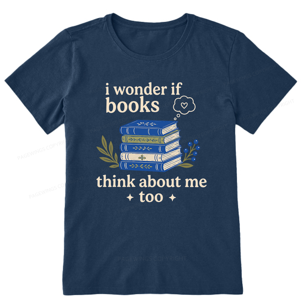 Pagewing Think About Me16128 Bookish Unisex Classic T-shirt