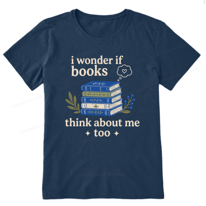 Pagewing Think About Me16128 Bookish Unisex Classic T-shirt