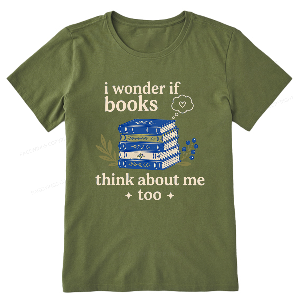 Pagewing Think About Me16128 Bookish Unisex Classic T-shirt