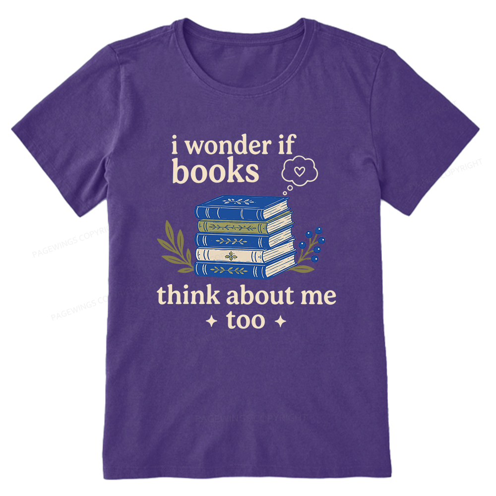 Pagewing Think About Me16128 Bookish Unisex Classic T-shirt