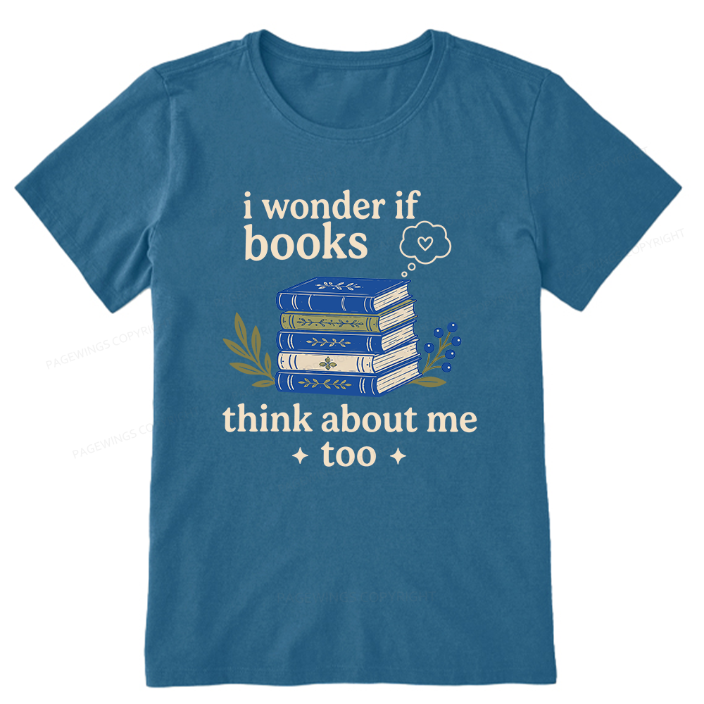 Pagewing Think About Me16128 Bookish Unisex Classic T-shirt