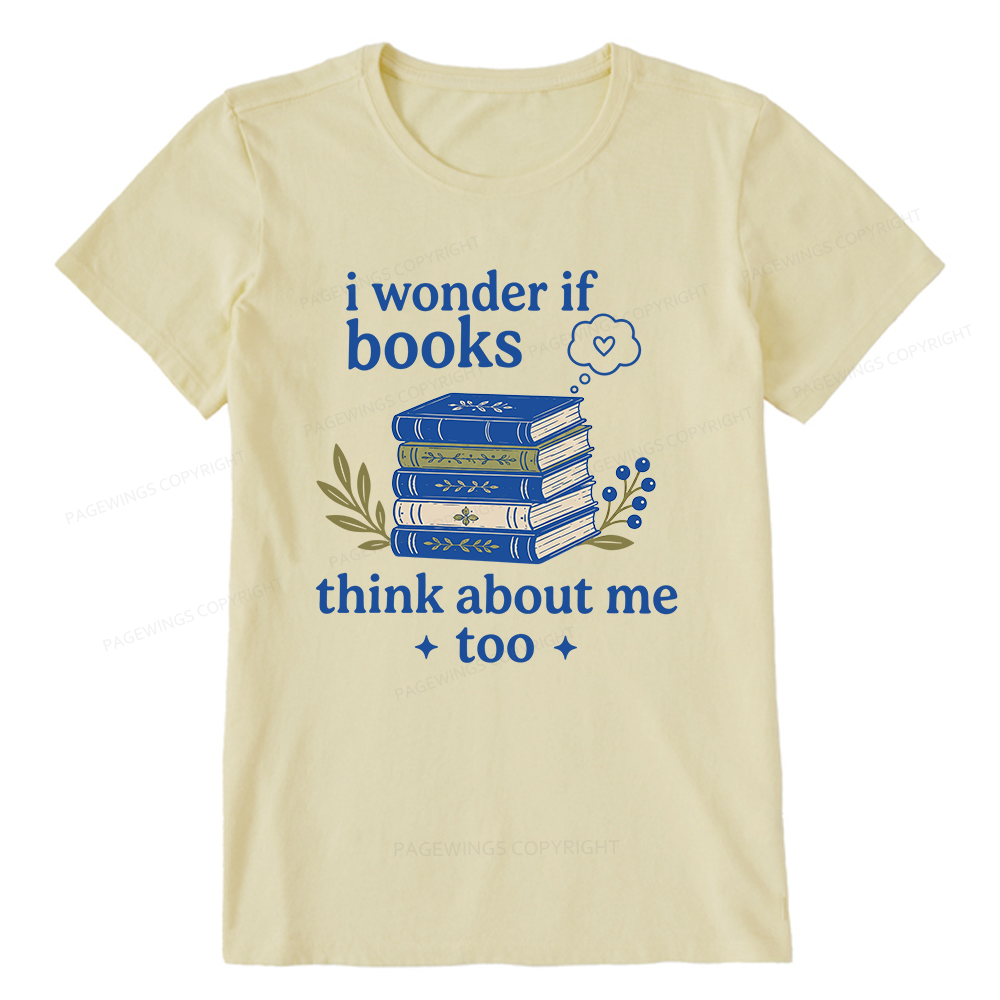 Pagewing Think About Me16128 Bookish Unisex Classic T-shirt