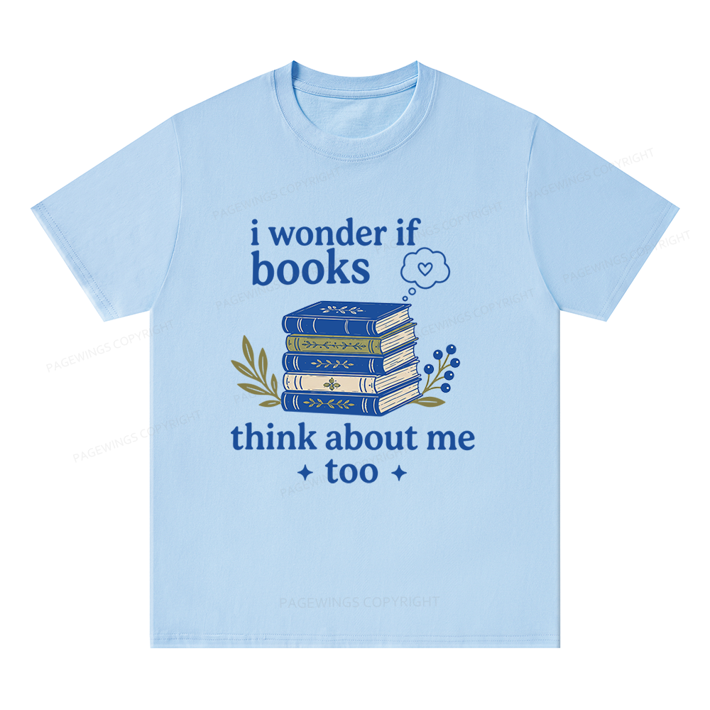 Pagewing Think About Me16128 Bookish Unisex Classic T-shirt