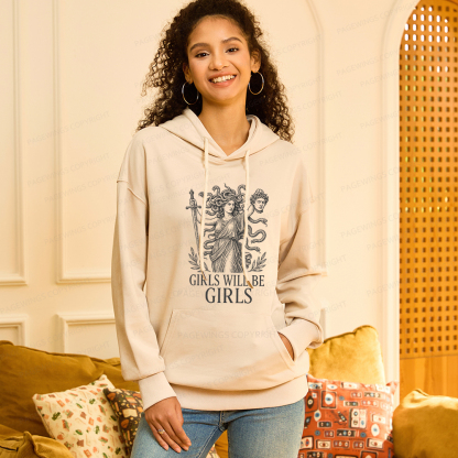 Pagewings Girls Will Be Girls Unisex Classic Hoodie