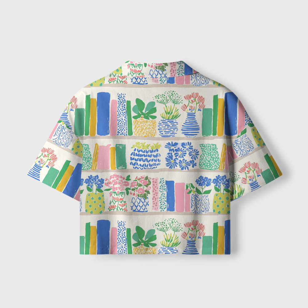 Pagewings Summer Reading Women's Camp Shirt